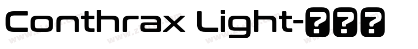 Conthrax Light字体转换 Conthrax Light字体转换